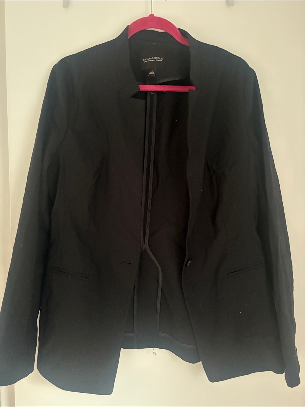 Banana Republic Women’s Black Open Blazer Jacket